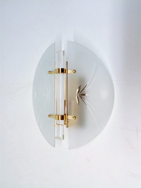 lampara aplique metal cristal 1rosca e27 28.2x26x10.3 4u